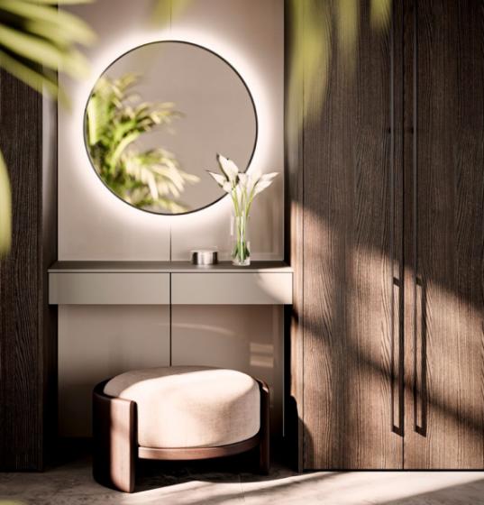 dressing nook